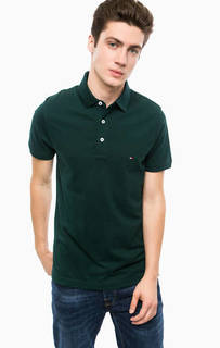 Хлопковая футболка поло с короткими рукавами Tommy Hilfiger