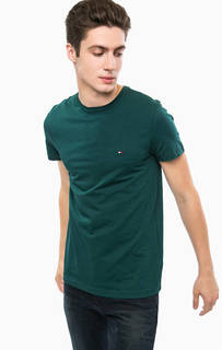 Хлопковая футболка с круглым вырезом Tommy Hilfiger