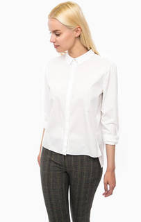 Белая рубашка с удлиненной спинкой Hilfiger Denim