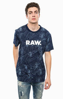 Хлопковая футболка с круглым вырезом G Star RAW