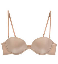 Бежевый бюстгальтер со съемными бретелями Wonderbra