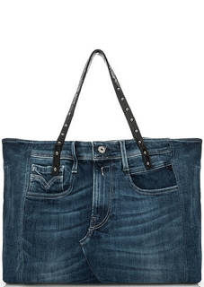 Хлопковая сумка с карманами Replay