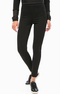 Черные зауженные брюки на молнии Calvin Klein Jeans
