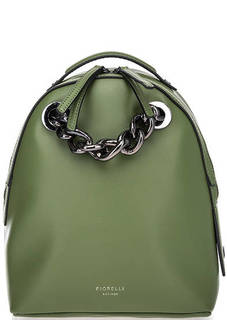 Рюкзак цвета хаки с декоративной цепочкой Fiorelli