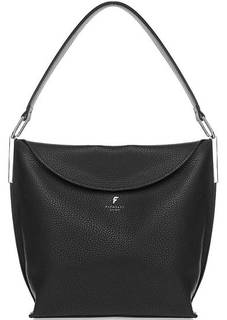 Черная сумка с одним отделом Fiorelli