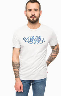 Хлопковая футболка с нашивками Levis®