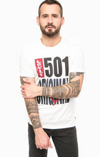 Хлопковая футболка с принтом Levis®