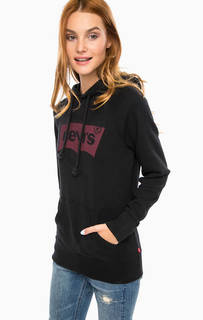 Черная толстовка с карманом-кенгуру Levis®