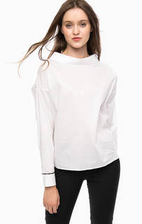 Белая блуза с пуговицами на спинке Kocca