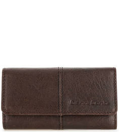 Кожаная ключница на кнопках Gianni Conti