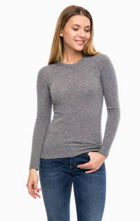 Серый джемпер из шерсти с круглым вырезом United Colors of Benetton