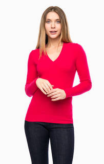 Джемпер с треугольным вырезом из шерсти United Colors of Benetton
