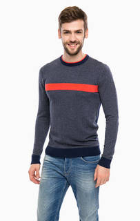 Хлопковый джемпер с круглым вырезом United Colors of Benetton