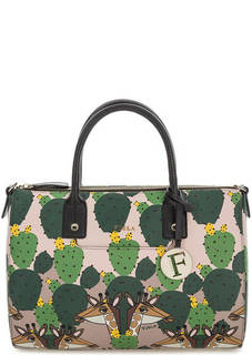 Кожаная сумка через плечо с короткими ручками Furla