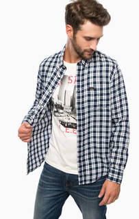 Клетчатая рубашка из хлопка с карманом Lee