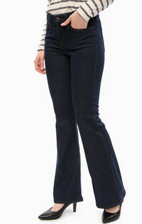 Темно-синие расклешенные джинсы Lee