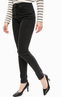 Темно-серые джинсы с высокой посадкой Lee