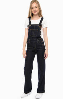 Джинсовый комбинезон с контрастной строчкой Lee