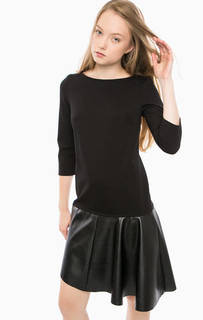 Черное платье с рукавами 3/4 Pennyblack