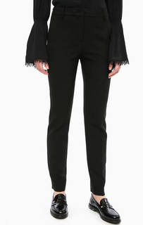 Зауженные черные брюки из костюмной ткани Pennyblack