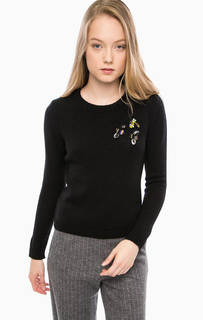 Черный свитер с декоративной отделкой Pennyblack