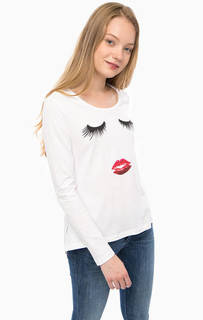 Хлопковая футболка с прозрачной вставкой Gas