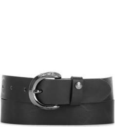 Кожаный ремень с металлической пряжкой Replay