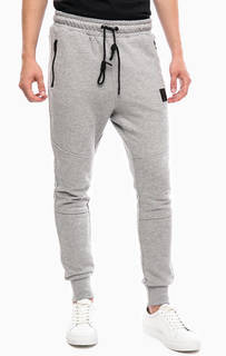 Серые брюки в спортивном стиле Religion