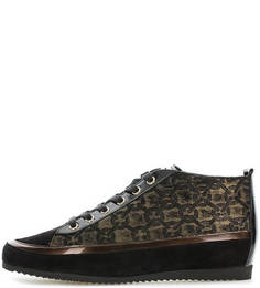 Замшевые кроссовки на шнуровке Högl