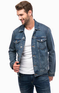 Куртка из денима с нашивками Hilfiger Denim