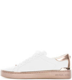 Белые кожаные кеды Michael Michael Kors