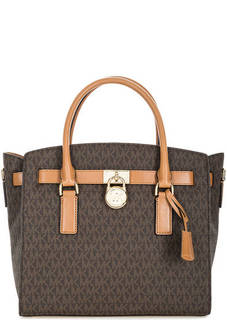 Сумка на молнии с короткими ручками Michael Michael Kors