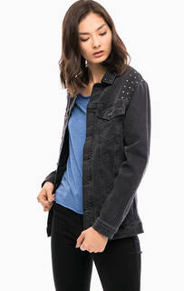 Удлиненная джинсовая куртка с металлической отделкой Mavi