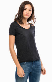 Однотонная футболка с круглым вырезом Mavi