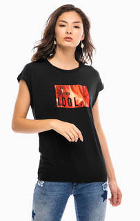 Черная футболка с короткими рукавами Mavi