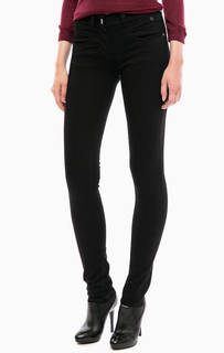 Черные брюки на молнии с четырьмя карманами Tom Tailor