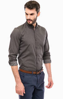 Хлопковая приталенная рубашка Tom Tailor