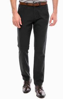 Хлопковые брюки на ремне Tom Tailor Denim