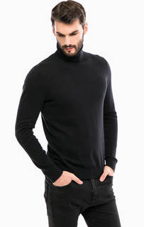 Хлопковый джемпер с высоким воротником Calvin Klein Jeans