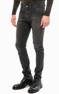 Серые зауженные джинсы Replay