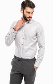 Приталенная хлопковая рубашка Strellson