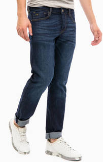 Синие зауженные джинсы на болтах Scotch&Soda