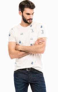 Хлопковая футболка с карманом Scotch&Soda