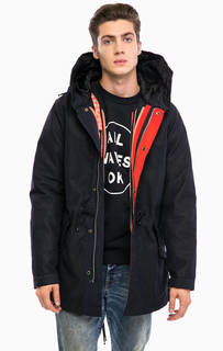 Синяя парка с дополнительной курткой Scotch&Soda