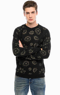Хлопковый свитшот с принтом Scotch&Soda