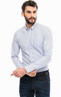 Хлопковая рубашка с карманом Scotch&Soda