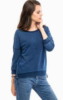 Хлопковый свитшот с шнуровкой на боку Scotch&Soda
