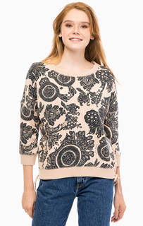 Хлопковый свитшот с шнуровкой по бокам Scotch&Soda