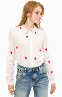 Хлопковая приталенная рубашка Scotch&Soda