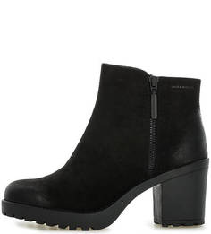 Черные ботильоны из нубука Vagabond